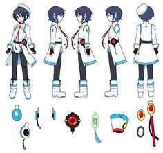 動漫人物三視圖